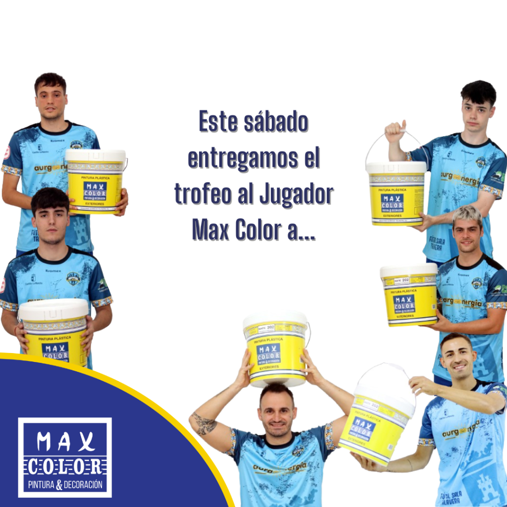 Cartel Jugador Max Color FUTSAL, quien será