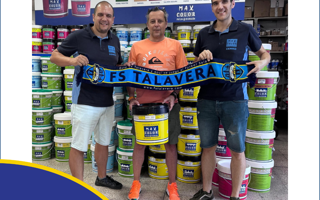 El Fútbol Sala Talavera y Max Color sellan un nuevo acuerdo de colaboración